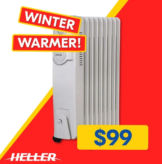 Heller 7 Fin Oil Column Heater