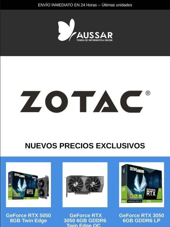 ZOTAC Precios Imbatibles - Envío inmediato