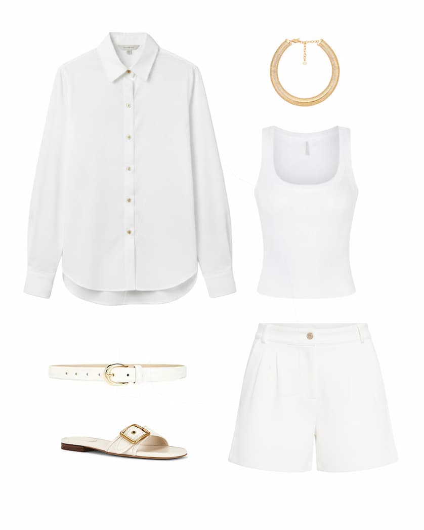 Riley Premiere Tailored Short - White