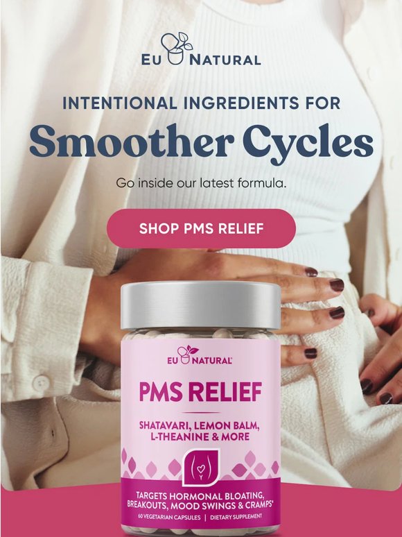 PMS Relief that Treats More than Cramps.