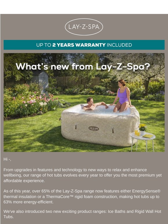 Everything new from Lay-Z-Spa this year