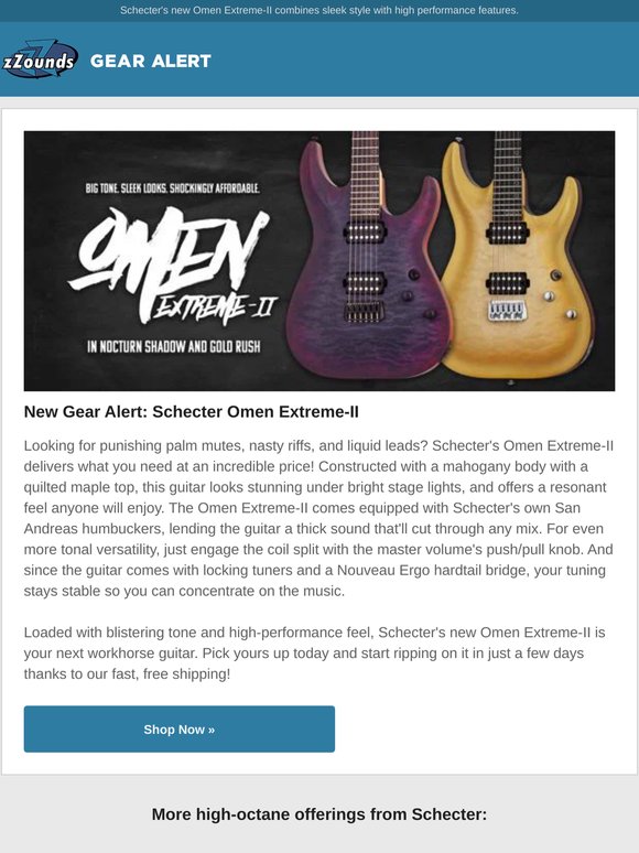 Schecter Goes to the Extreme!