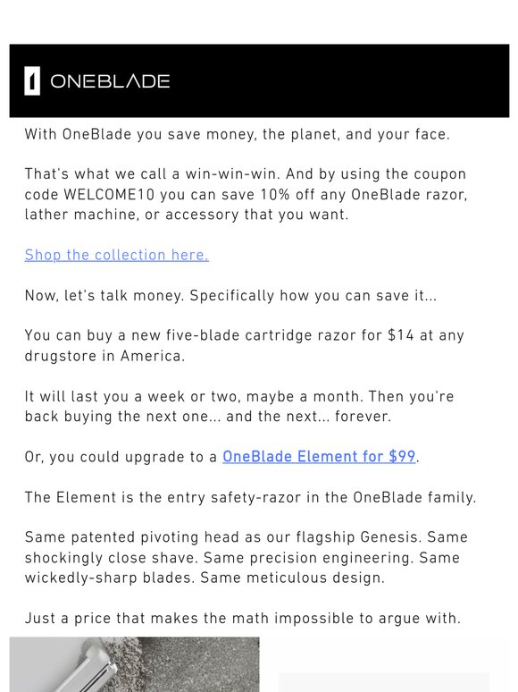 The last razor you'll ever buy