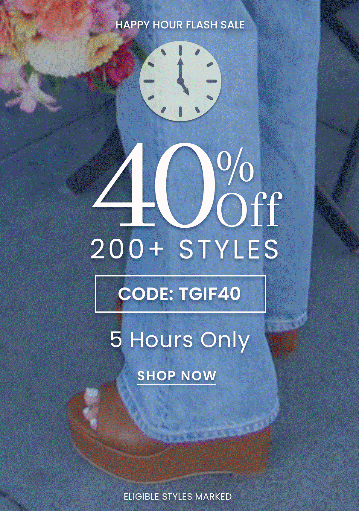 40% Off 200+ Styles with Code TGIF40 [Shop Now]