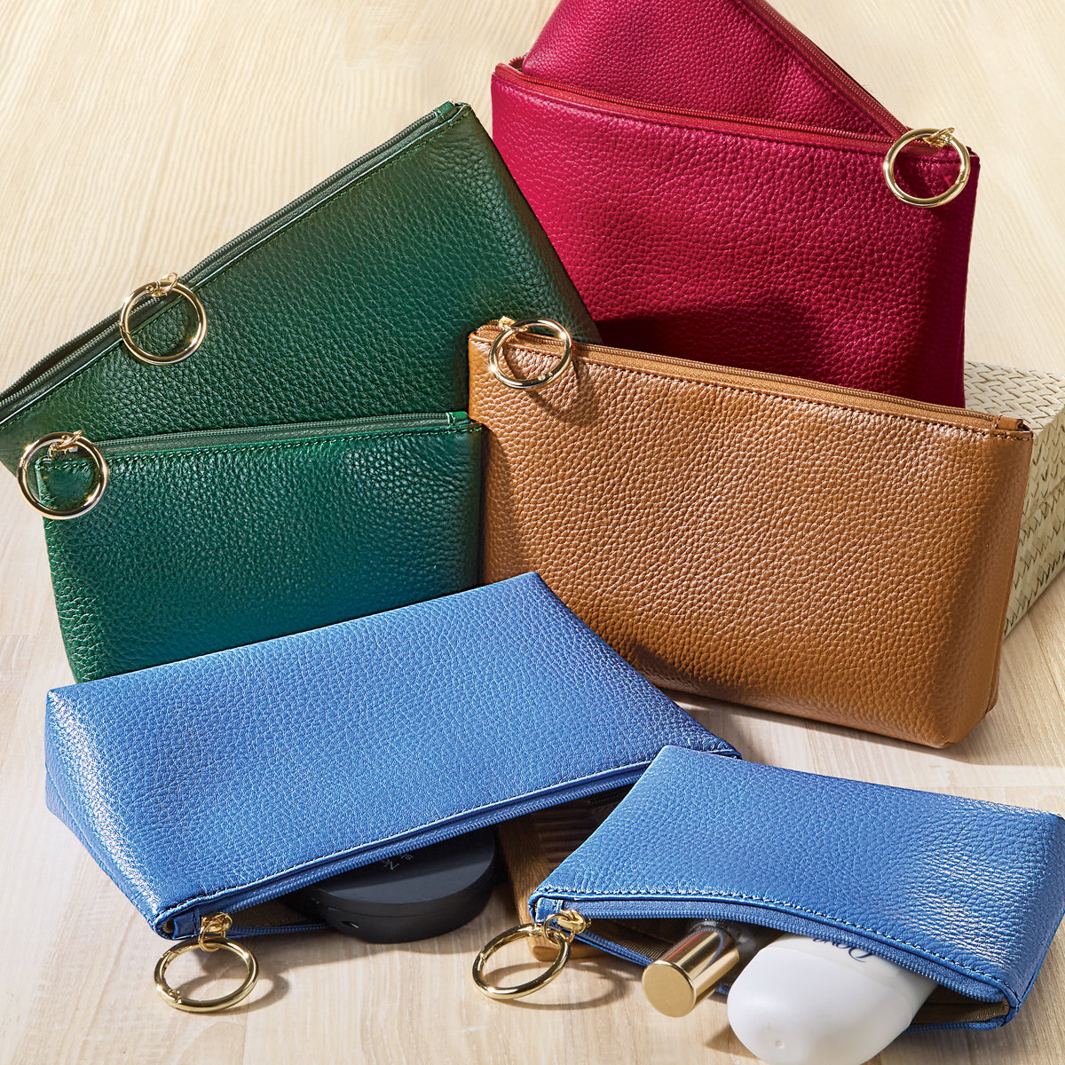 Leather Organizer Duo