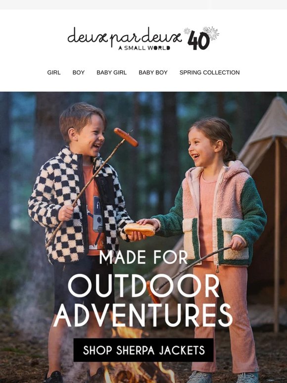 Sherpas made for outdoor adventures 🏕️