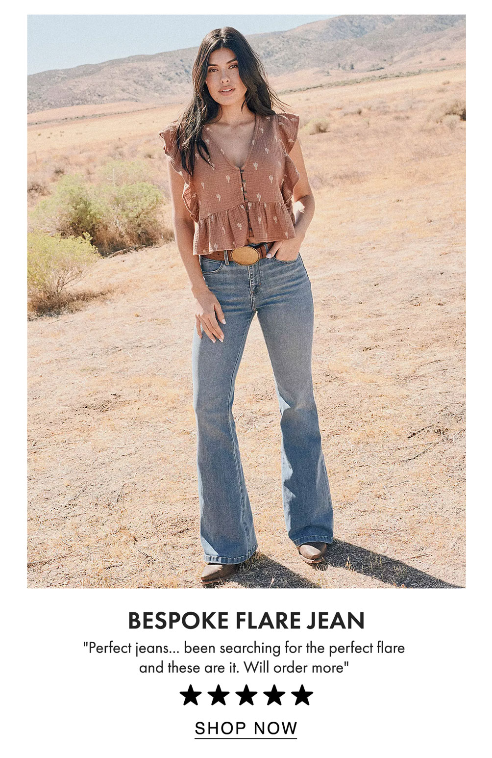 Bespoke Flare jean Shop Now