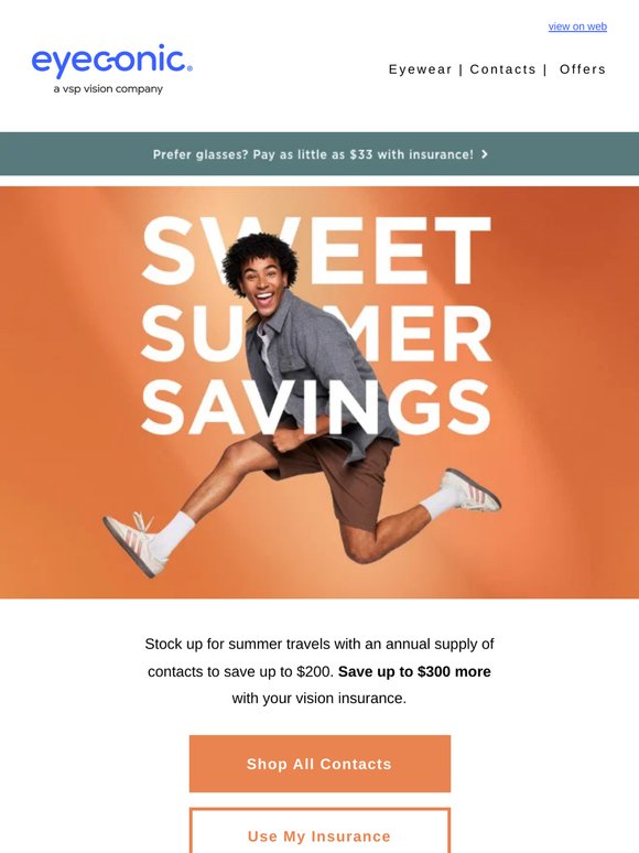 Stock up on contacts to save BIG!