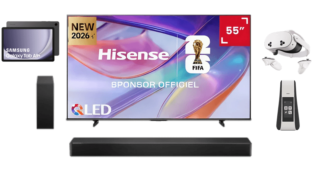 Box fibre + TV Hisense SFR