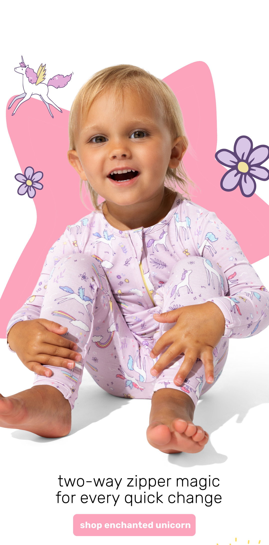 enchanted unicorn footies 