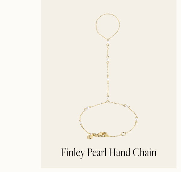 Finley Pearl Hand Chain