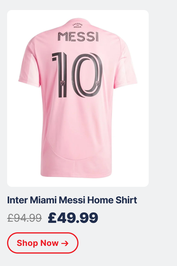 Inter Miami Messi home shirt