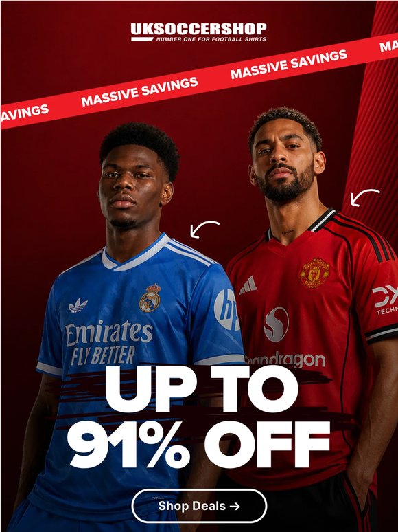 Football kit deals you don’t want to miss.