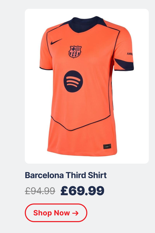 Barcelona third shirt