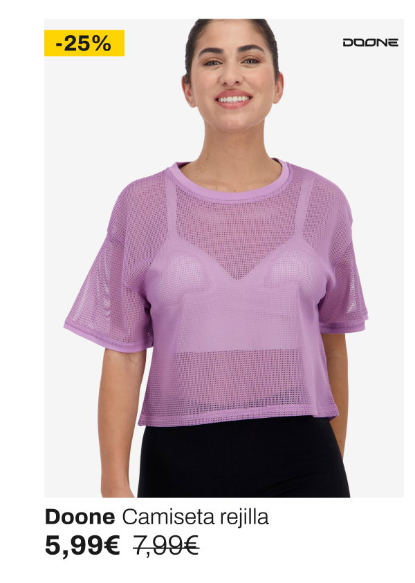 Doone Camiseta rejilla