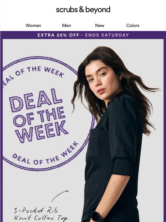 Deal of the Week: Extra 25% Off Clearance 📢