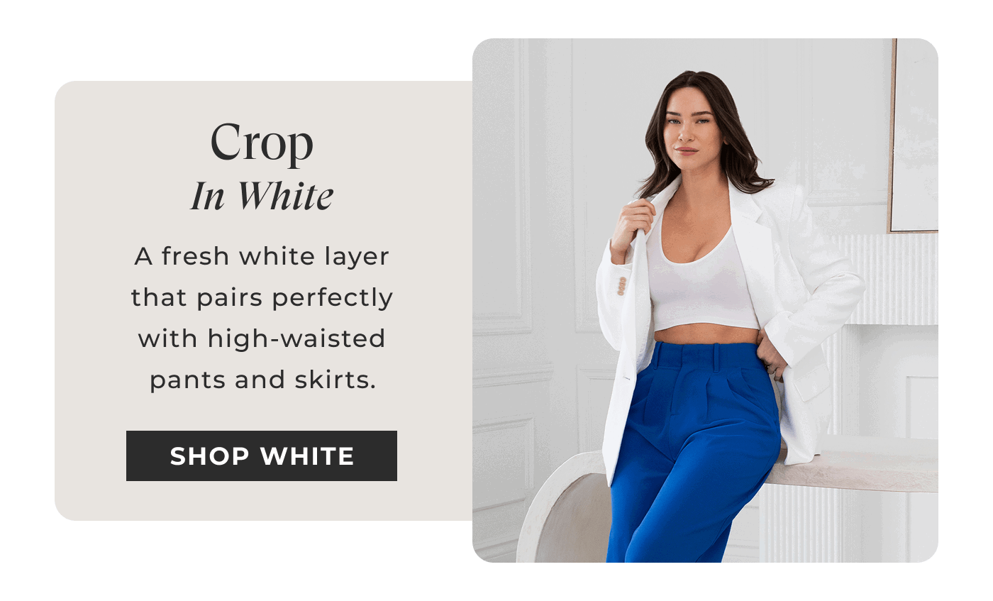 Crop in White