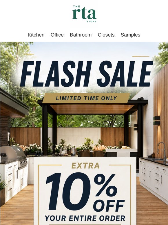 Flash Sale: Extra 10% OFF Entire Sale Pricing Order!