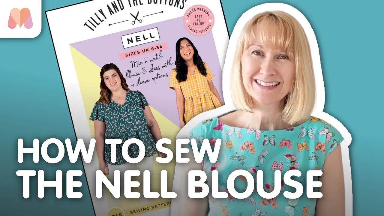 Sew the Tilly and teh Buttons Nell Blouse & Dress with Dianne