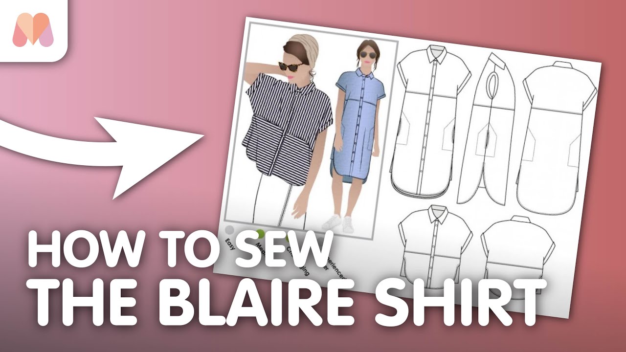 Learn to sew the Style Arc Blaire Shirt & Dress with Sandi