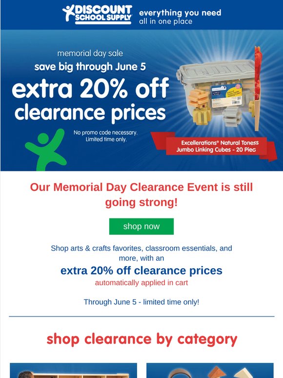 There's still time! Shop Memorial Day savings