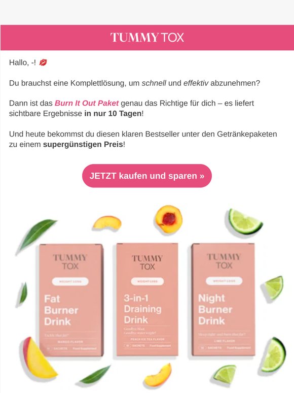 Trink dich schlank in 10 Tagen ...