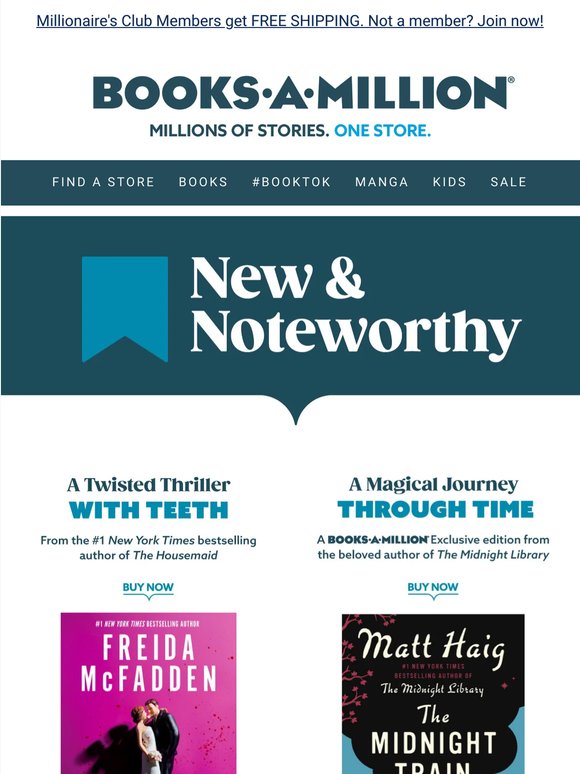 New & Trending Books - On Shelves in All Stores Now!