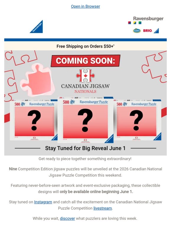 🧩Coming Soon: Exclusive Competition Puzzles! 🧩