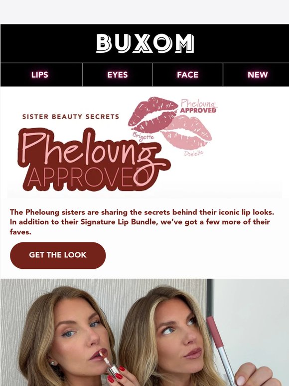 The Pheloung sisters lip look secrets