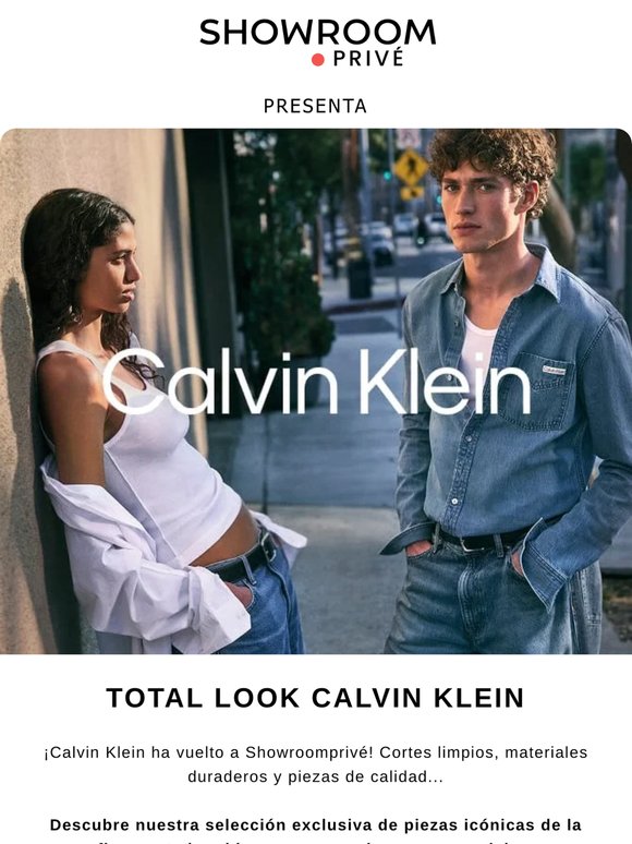 CALVIN KLEIN vuelve a Showroomprivé 🖤