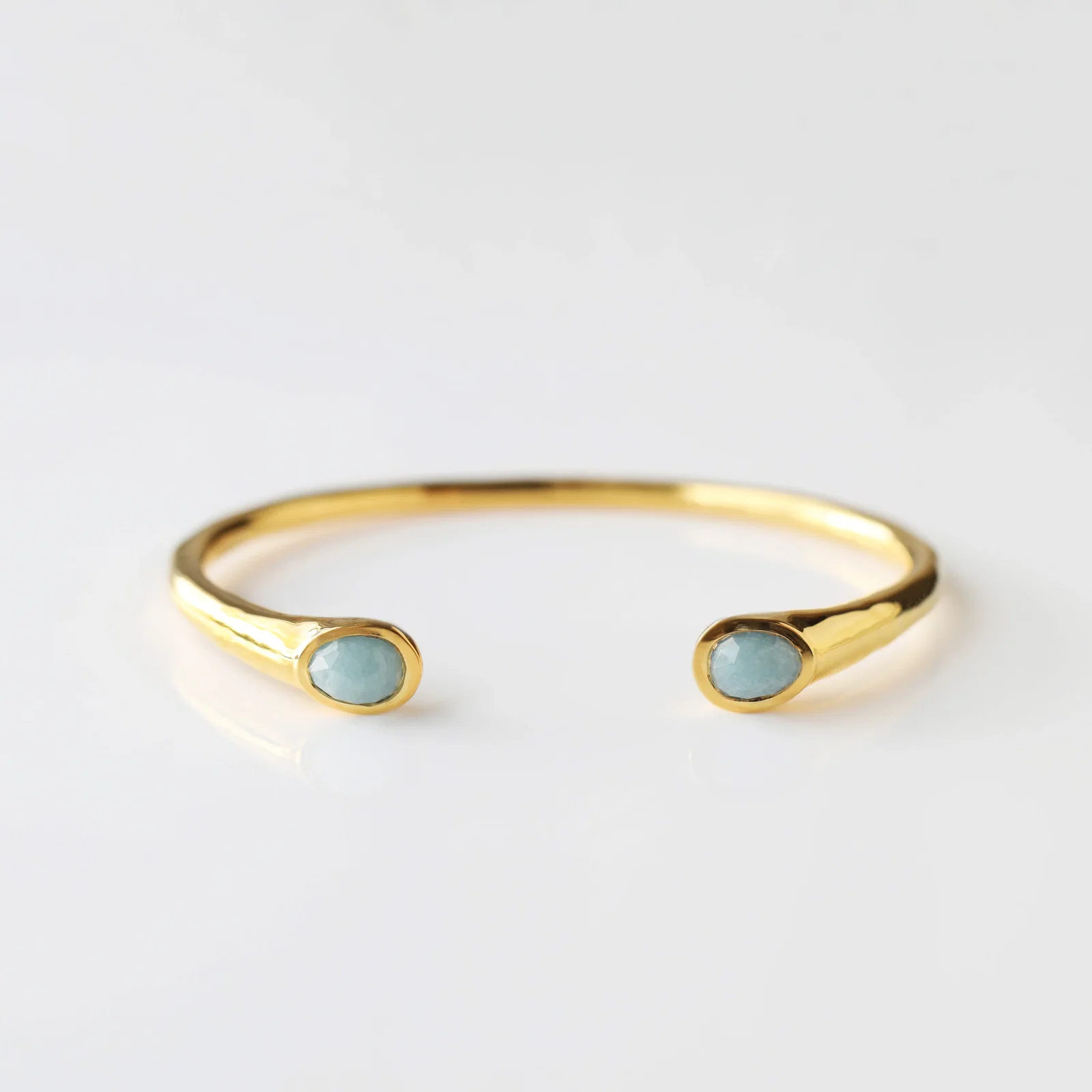 Image of Aquamarine Molten Cuff