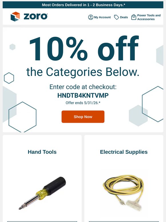 You can still save 10% on select items.
