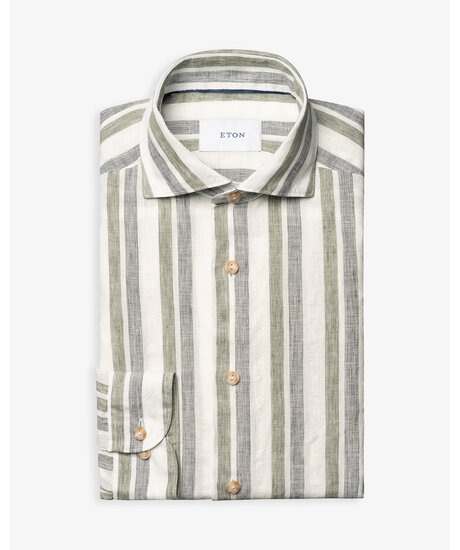Multi Stripe Linen Shirt