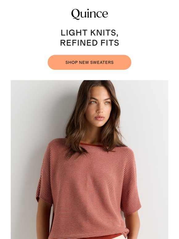 The summer sweater drop