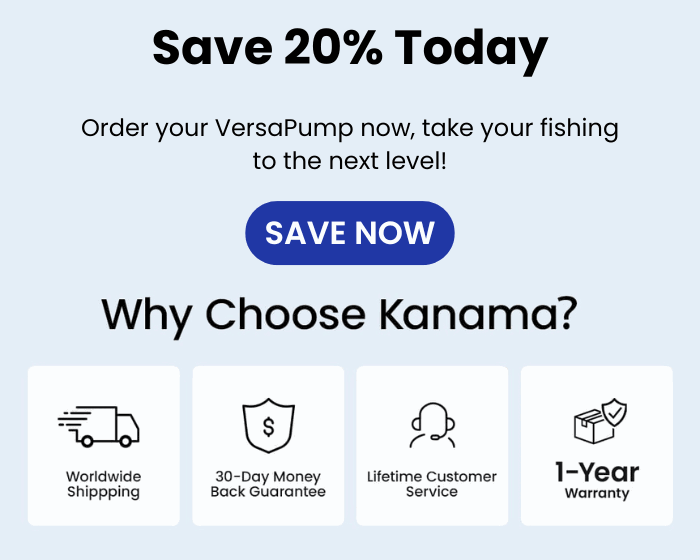 Kanama® VersaPump: 2-in-1 Waterproof Aerator & Vacuum Sealer