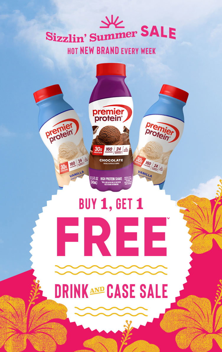 BUY ONE GET ONE FREE DRINK AND CASE SALE