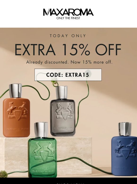 💎 Extra 15% off: Top brands!