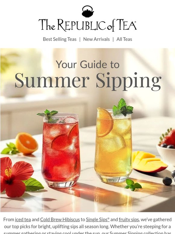 Your Guide to Summer Sipping