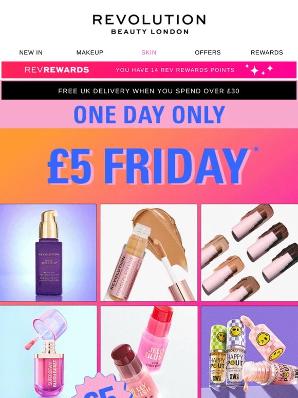 It’s payday… and £5 Friday 👀 dangerous combo