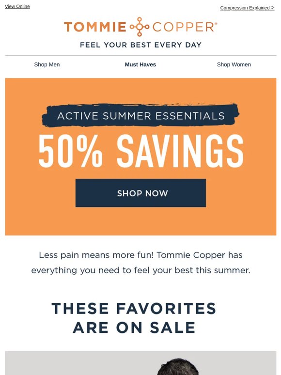 Stay Active & Save 50%