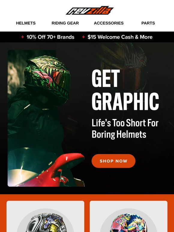 Graphic Helmets – Rider Discretion Is Advised 😱