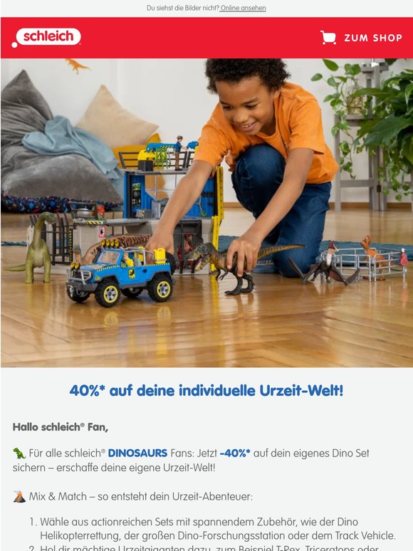 40%* sparen: Stelle dein DINOSAURS Set jetzt selbst zusammen