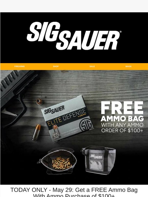 Don't Miss Your Second Shot at a Free Ammo Bag!