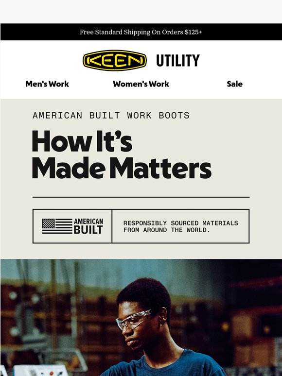 American Built Work Boots. No Compromises.