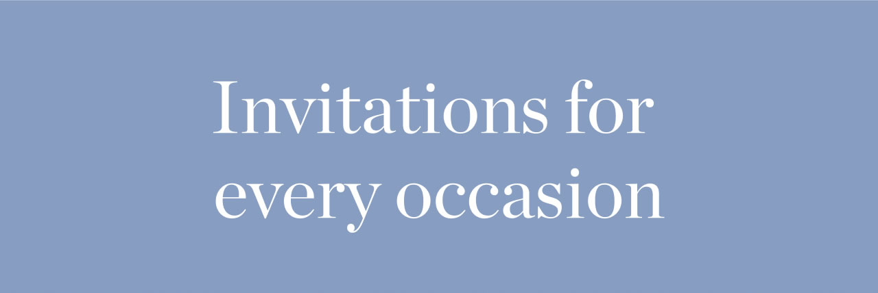 Invitations For Every Occasion