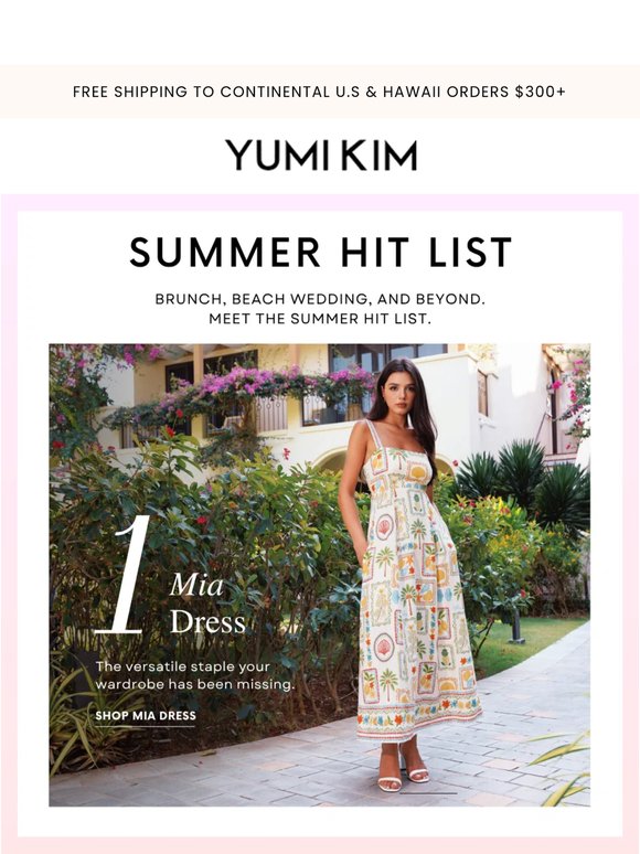 Introducing... The Summer Hit List