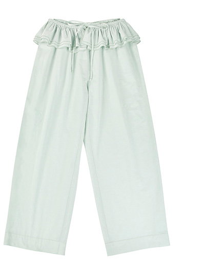 Detachable Ruffle Belt Pant - Mint