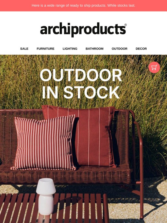Ready-to-ship outdoor: discover the products on sale