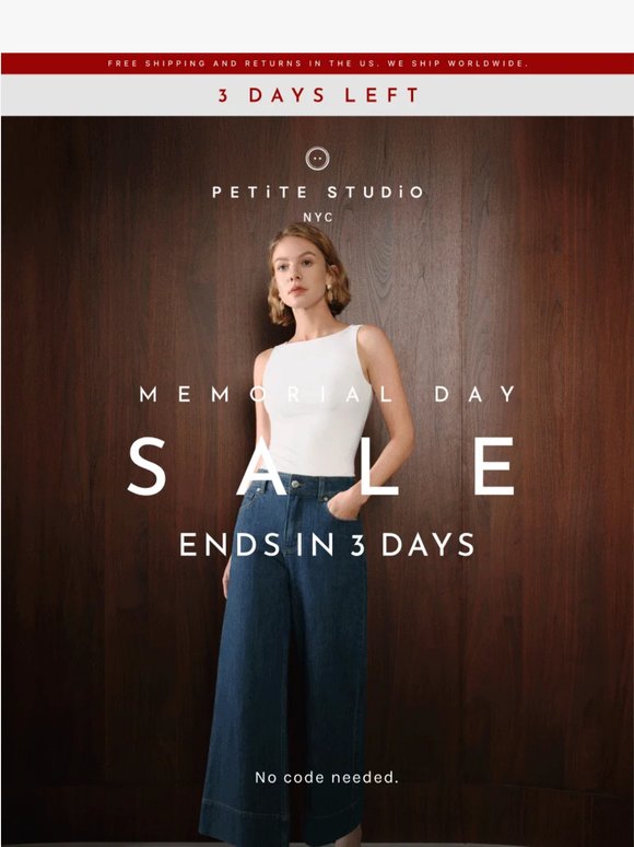 3 Days Left Before the Memorial Day Sale Ends