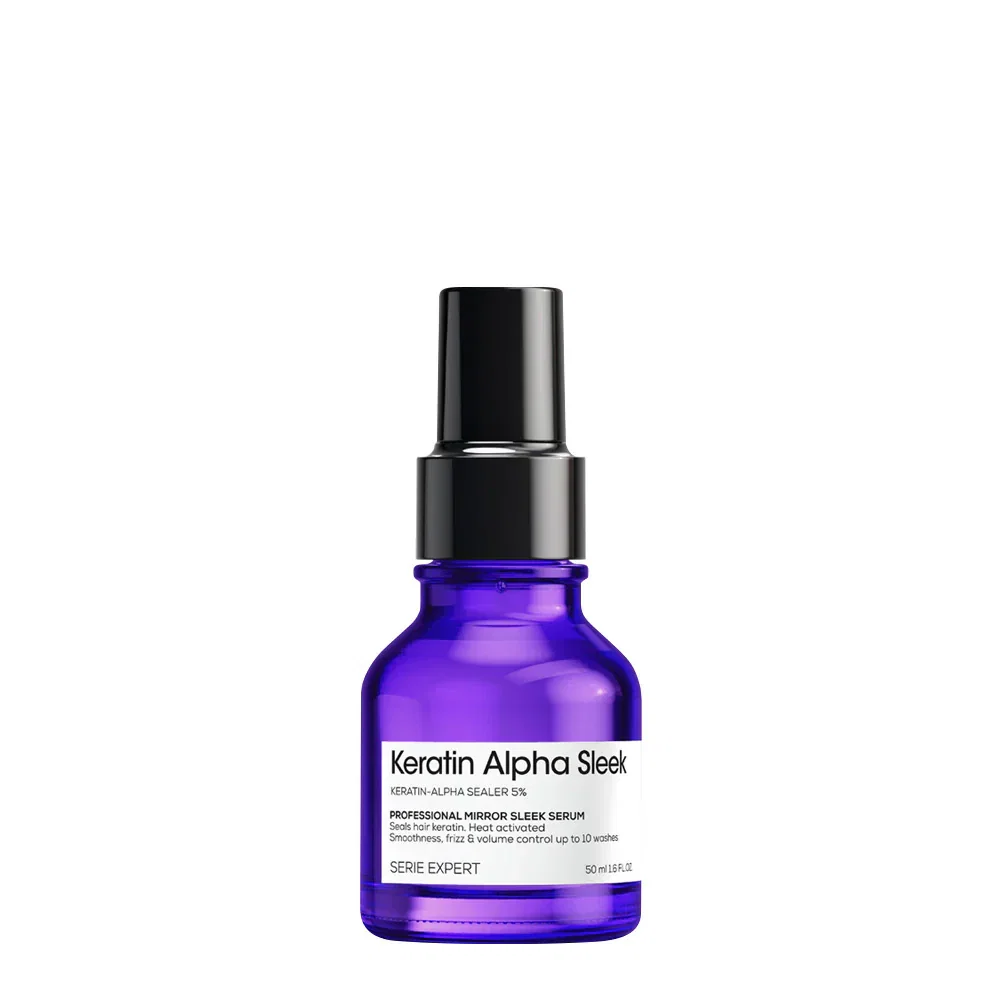 Image of L'oreal serie expert keratin alpha sleek serum - siero disciplinante anticrespo